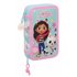 Plumier Doble Pequeño 28 Piezas Gabby'S Dollhouse 12,5 x 19,5 x 4 cm.