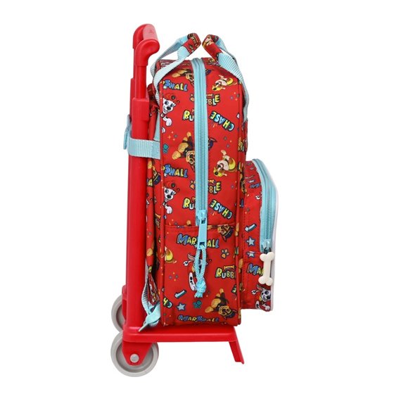Mochila Escolar Con Carro Paw Patrol Funday 20 x 28 x 8 cm.