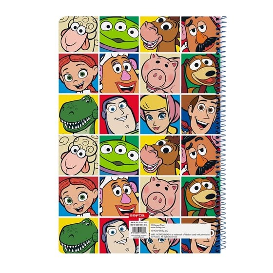 Libreta Folio 80 Hojas Tapas Duras Toy Story Ready To Play 