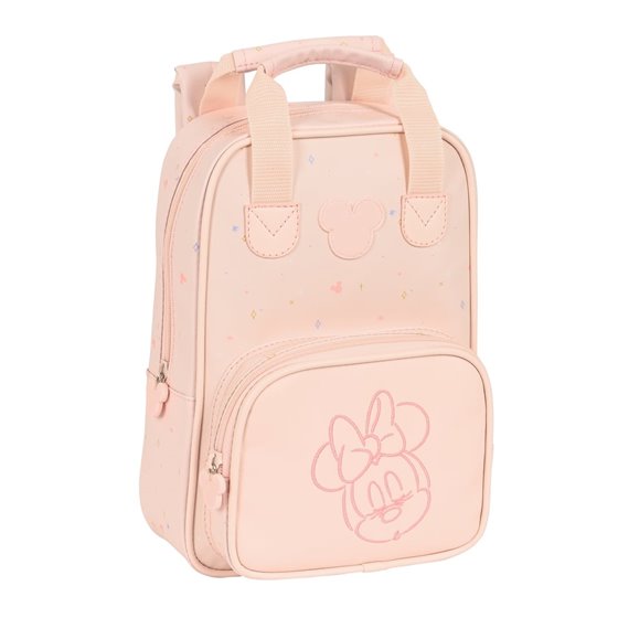 Mochila Infantil Con Asas Minnie Mouse Baby 20 x 28 x 8 cm.
