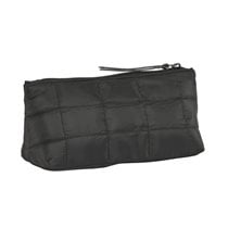 Neceser Cuadrado Moos Capsula Acolchado Negro 23 x 12 x 8 cm.