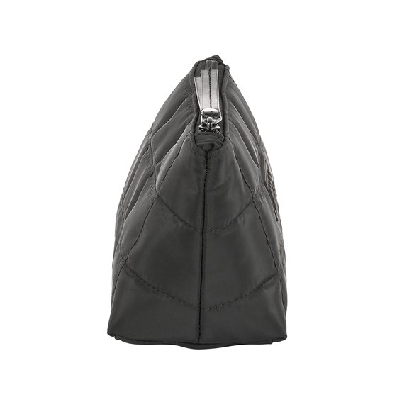 Neceser Cuadrado Moos Capsula Acolchado Negro 23 x 12 x 8 cm.