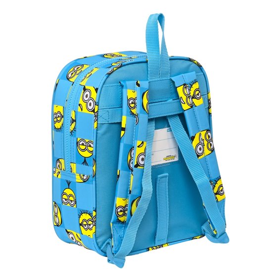 Mochila Guardería Adaptable a Carro Minions Minionstatic 22 x 27 x 10 cm.
