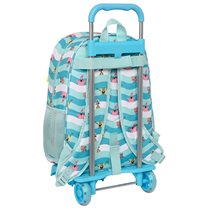 Mochila Escolar Con Carro Bob Esponja Stay Positive 33 x 42 x 14 cm.