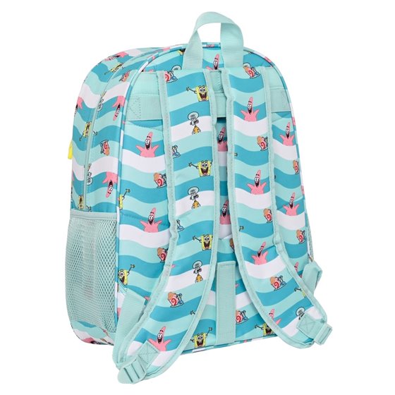 Mochila De 33 Cm. Adaptable a Carro Bob Esponja Stay Positive 33 x 42 x 14 cm.