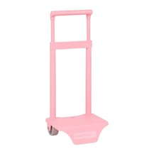 Carro Escolar Portamochilas Safta Guardería Rosa Palo 18 x 54 x 16 cm.