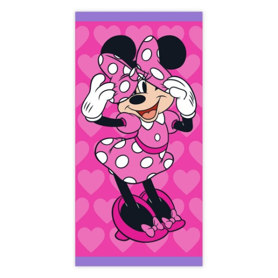 Toalla Algodón Minnie Mouse Me Time 70 x 140 cm.