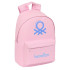 Mochila Para Portatil 14,1 Benetton Pink 31 x 41 x 16 cm.