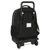 Mochila Escolar Con Ruedas Compactasimple Real Madrid Corporativa 33 x 45 x 22 cm.