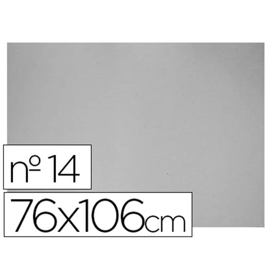 Carton Gris Nº 14 76X106 Cm Hoja