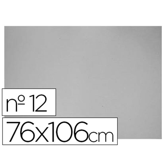 Carton Gris Nº 12 76X106 Cm Hoja