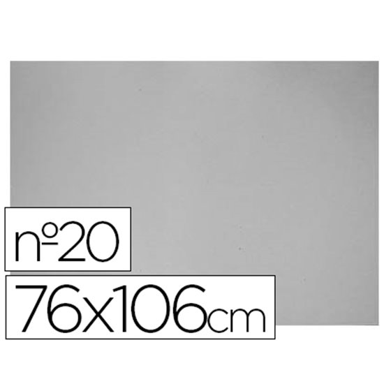 Carton Gris Nº 20 76X106 Cm Hoja