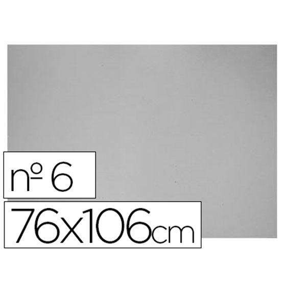 Carton Gris Nº 6 76X106 Cm Hoja