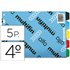 Separador Multifin 3003 Plastico Cuarto Apaisado 5 Pestañas