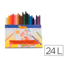 Lapices Cera Jovi Hexagonal Caja De 24 Unidades Colores Surtidos