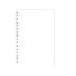 Recambio Multifin 3005 Folio Natural Liso Blanco