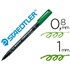 Rotulador Staedtler Lumocolor Retroproyeccion Punta De Fibrapermanente 317-5 Verde Punta Media Redonda 0.8-1 Mm