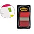 Banderitas Separadoras 680-1 Roja Dispensador De 50 Unidades