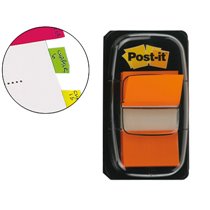 Banderitas Separadoras 680-4 Naranja Dispensador De 50 Unidades