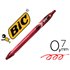 Boligrafo Bic Gelocity Quick Dry Retractil Tinta Gel Rojo Punta De 0,7 Mm
