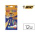 Lapices De Colores Bic Evolution Stripes Caja De 12 Colores Surtidos