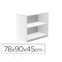 Armario Rocada Con Dos Estantes Serie Store 78X90X45 Cm Acabado Aw04 Blanco/Blanco
