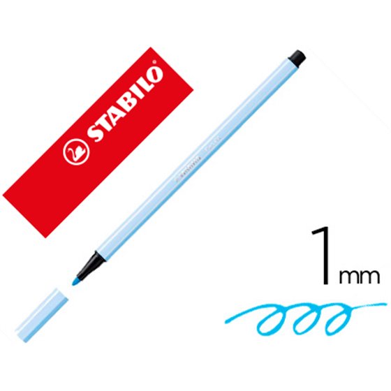 Rotulador Stabilo Acuarelable Pen 68 Azul Claro 1 Mm