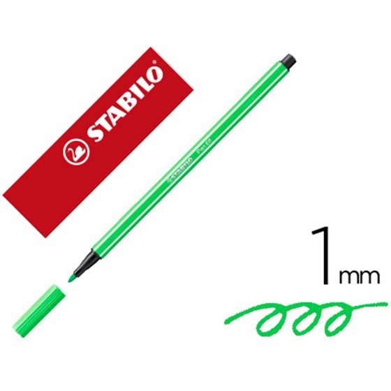 Rotulador Stabilo Acuarelable Pen 68 Esmeralda Claro 1 Mm
