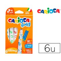 Rotulador Carioca Baby 2 Años Caja 6 Colores Surtidos