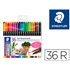 Rotulador Staedtler Permanente Doble Punta 3187 Estuche De 36 Unidades Colores Surtidos