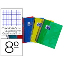 Cuaderno Espiral Oxford Ebook 4 Tapa Extradura 8 120 Hojas Cuadricula 5 Mm Colores Surtidos Touch
