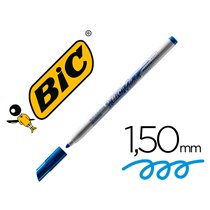 Rotulador Bic Velleda Fino Para Pizarra Azul Punta Redonda 1 Mm