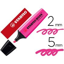 Rotulador Stabilo Boss Fluorescente 70 Magenta