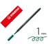 Rotulador Stabilo Acuarelable Pen 68 Metalico Verde 1 Mm