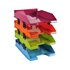 Bandeja Sobremesa Exacompta Plastico Arlequin Set De 4 Unidades Colores Surtidos 346X254X243 Mm