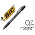 Boligrafo Bic Gelocity Illusion Borrable Negro Punta De 0,7 Mm