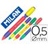 Portaminas Milan Sway Mix 0,5 Mm Con Goma Colores Surtidos