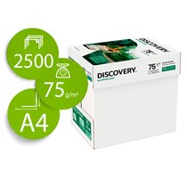 Papel Fotocopiadora Discovery Fast Pack Din A4 75 Gramos Papel Multiuso Ink-Jet Y Laser Caja De 2500 Hojas