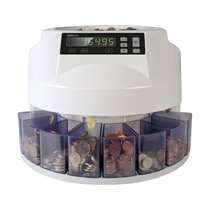 Contador Y Clasificador De Monedas Safescan 1250Eur Velocidad 200 Monedas / Minuto Capacidad 500 Monedas