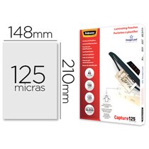 Bolsa De Plastificar Fellowes Brillo Din A5 125 Micras Pack 100 Unidades