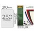 Tapa De Encuadernacion Fellowes Din A4 Carton Similpiel Cuero Negro Delta 250 Gr Pack De 100 Unidades