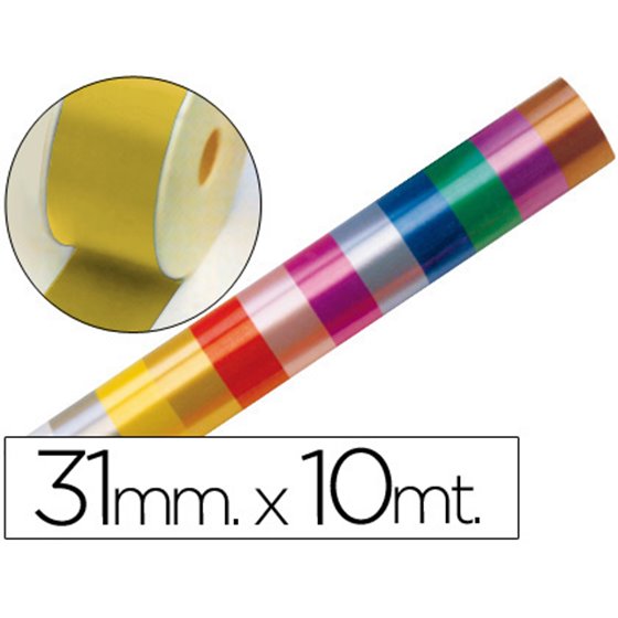 Cinta Fantasia 10 Mt X 31 Mm Oro