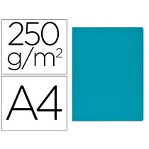 Subcarpeta Cartulina Gio Simple Intenso Din A4 Azul 250G/M2