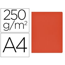 Subcarpeta Cartulina Gio Simple Intenso Din A4 Rojo 250G/M2
