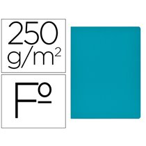 Subcarpeta Cartulina Gio Simple Intenso Folio Azul 250G/M2