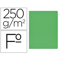 Subcarpeta Cartulina Gio Simple Intenso Folio Verde 250G/M2