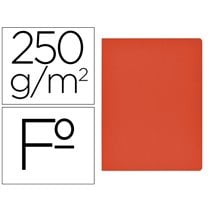 Subcarpeta Cartulina Gio Simple Intenso Folio Rojo 250G/M2