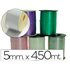 Cinta Fantasia 500 Mt X 5 Mm Plata
