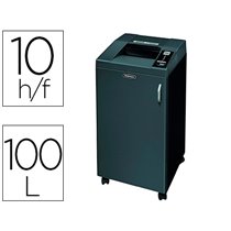 Destructora De Documentos Fellowes 3250Mc Capacidad De Corte 10 Hojas Seguridad P6 Papelera 100 L