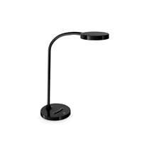 Lampara De Oficina Cep Flex Plastico Led De 4W Brazo Flexible Tactil Color Negro 160X600 Mm